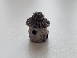 Svamphus, minihus - Miniatyr för dekoration, dockhus med mera (1,9 cm hög)