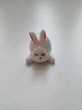 Handmålad kanin, miniatyr (1,6 cm hög)