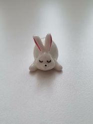 Handmålad kanin, miniatyr (1,6 cm hög)