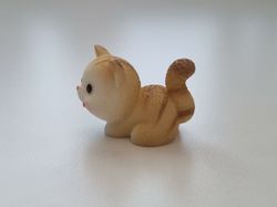 Handmålad katt, miniatyrer, figuriner (variant 1)