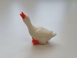 Handmålad gås, miniatyrer, figuriner (variant 2)