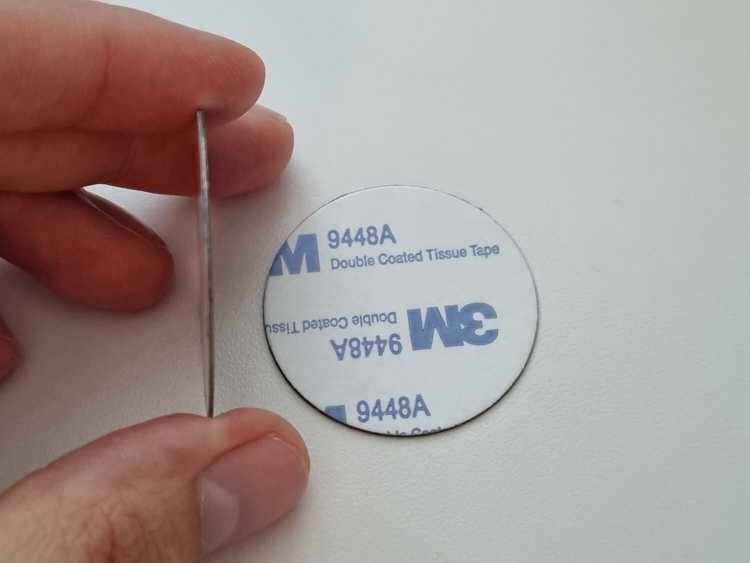 Metallplatta för mobiler, universella metallplattor (2 st, 40 mm i diameter)