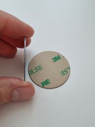 Metallplatta för mobiler, universella metallplattor (2 st, 35 mm i diameter)