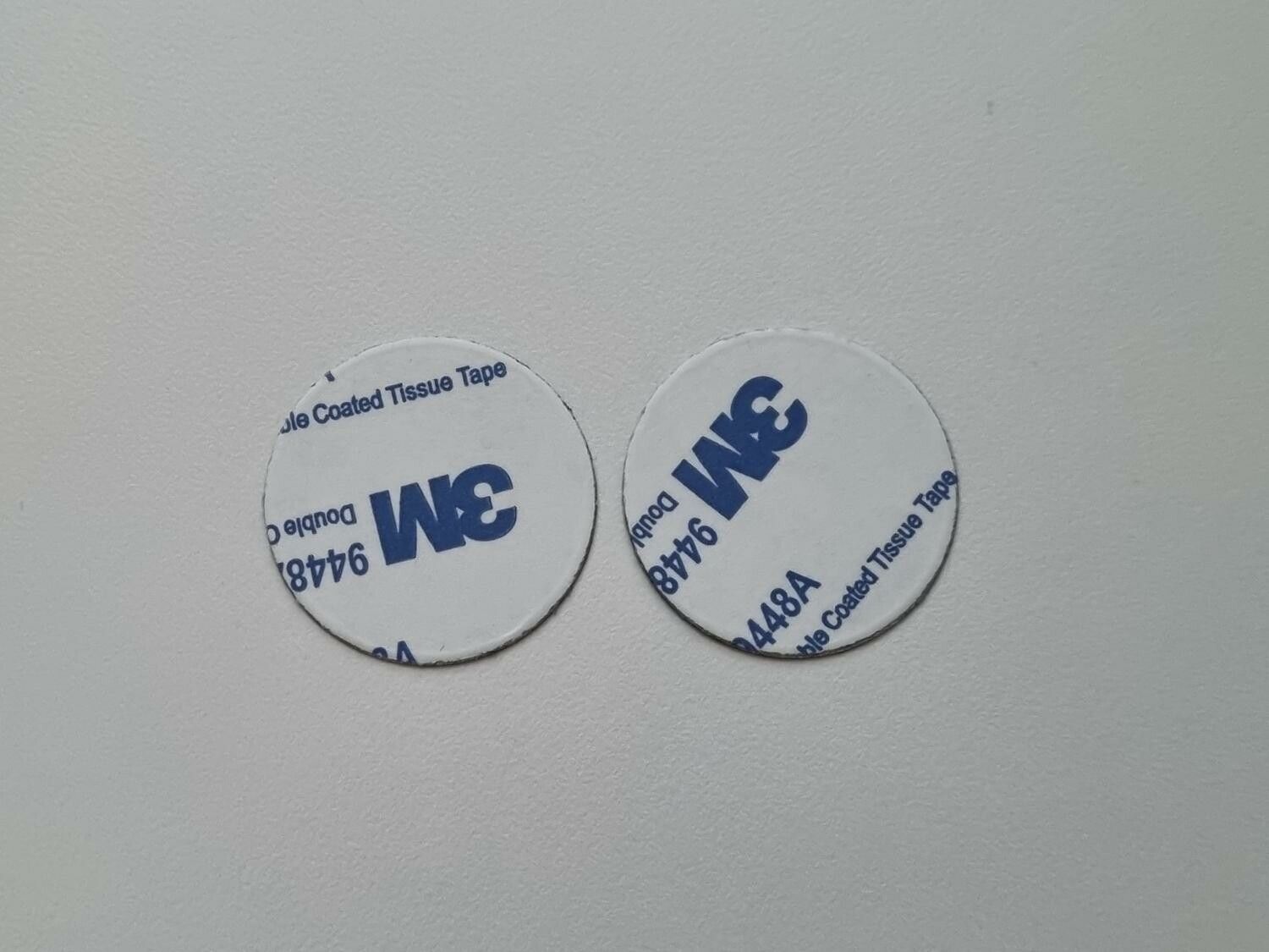 Metallplatta för mobiler, universella metallplattor (2 st, 30 mm i diameter)