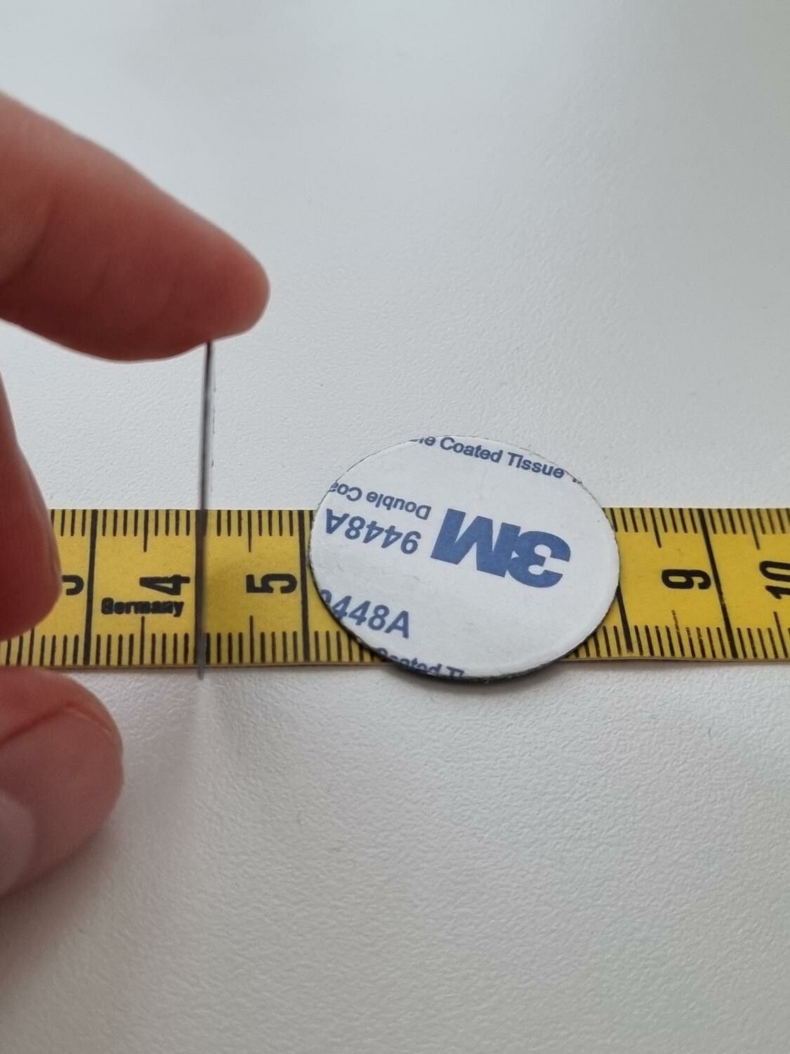 Metallplatta för mobiler, universella metallplattor (2 st, 30 mm i diameter)