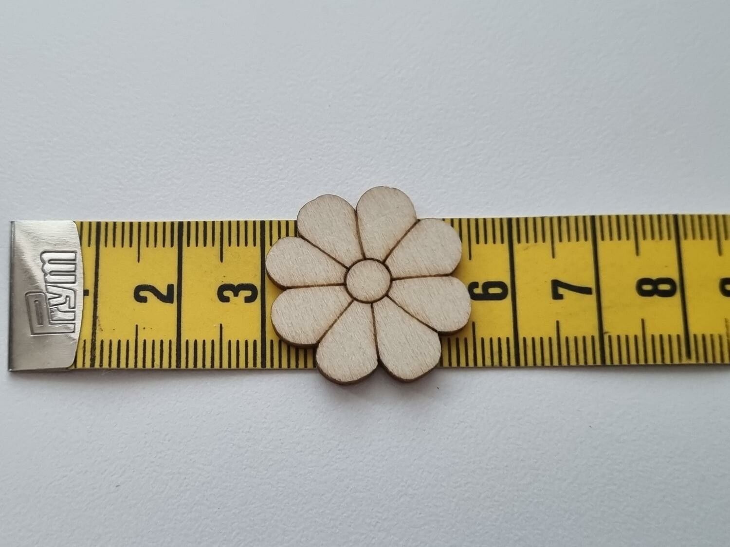 5 st blommor i trä, trädekorationer, dekorationer för scrapbooking