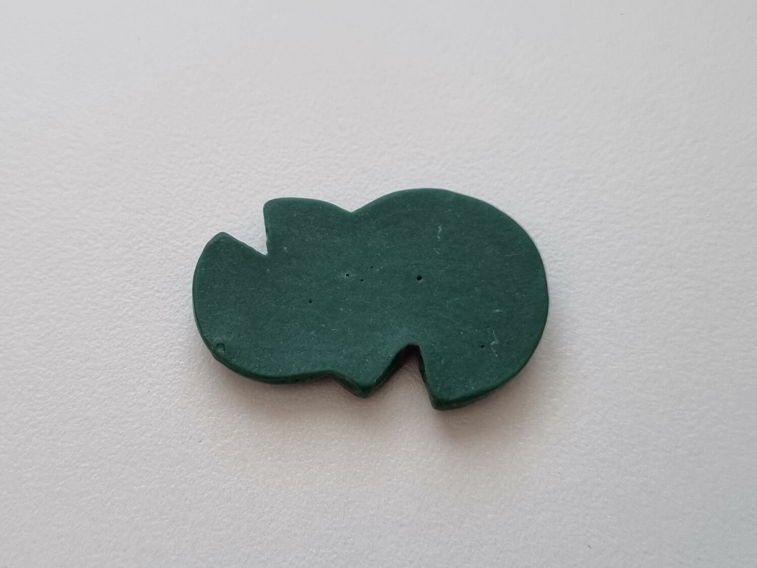 1 st näckrosblad / blad till damm, miniatyr (3,1 x 2 cm)