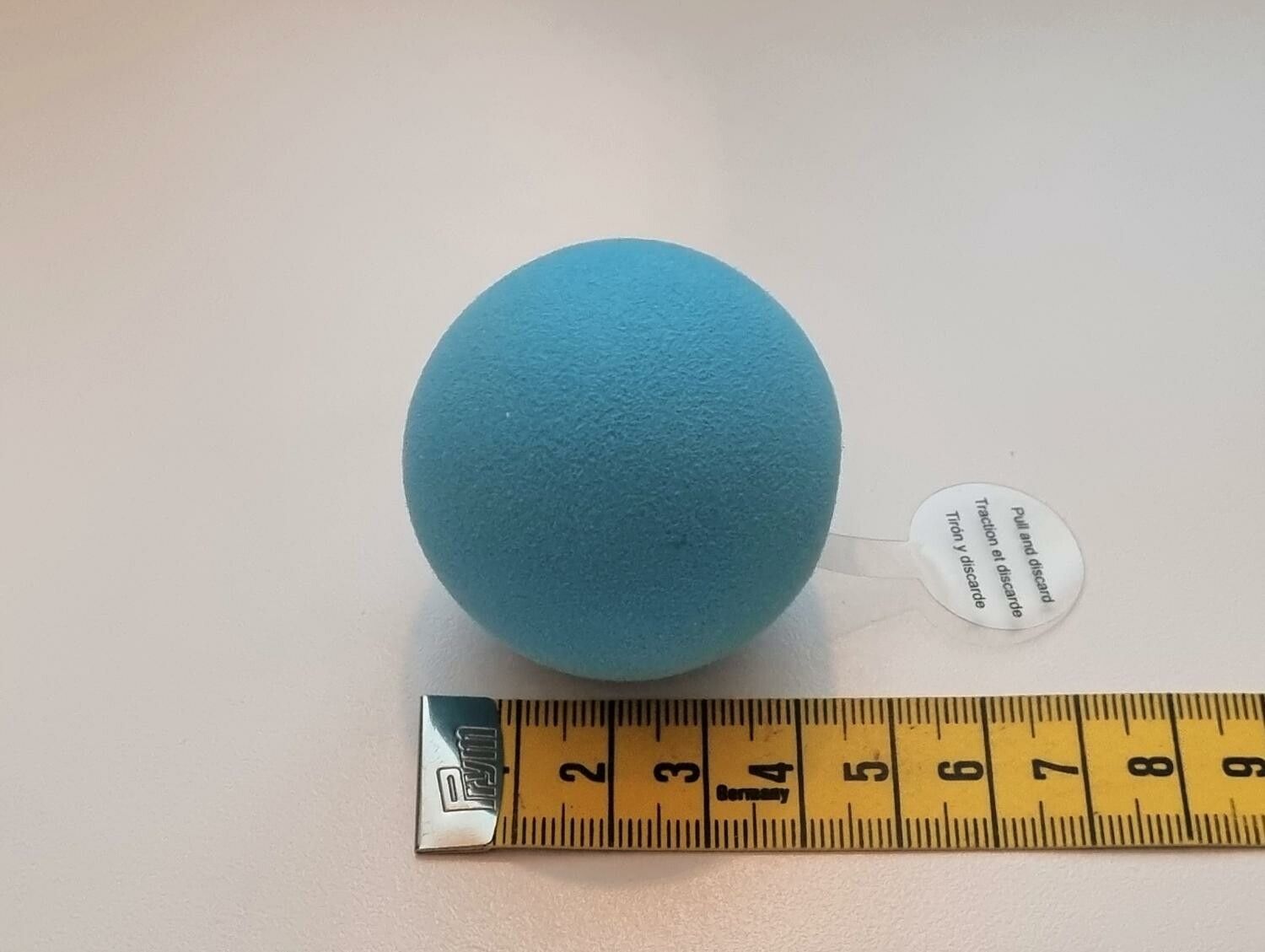 Interaktiv talande boll med grodljud - För katten, Slät blå boll