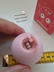 Interaktiv talande boll med fågelkvitter - För katten, slät rosa boll