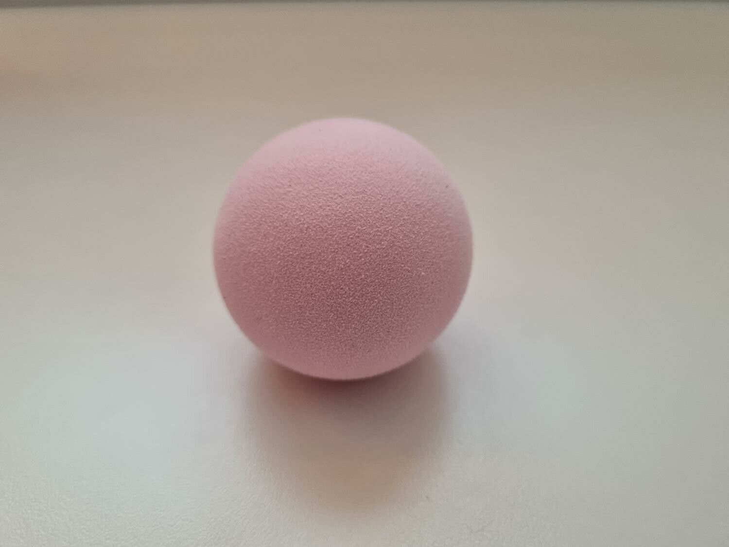 Interaktiv talande boll med fågelkvitter - För katten, slät rosa boll