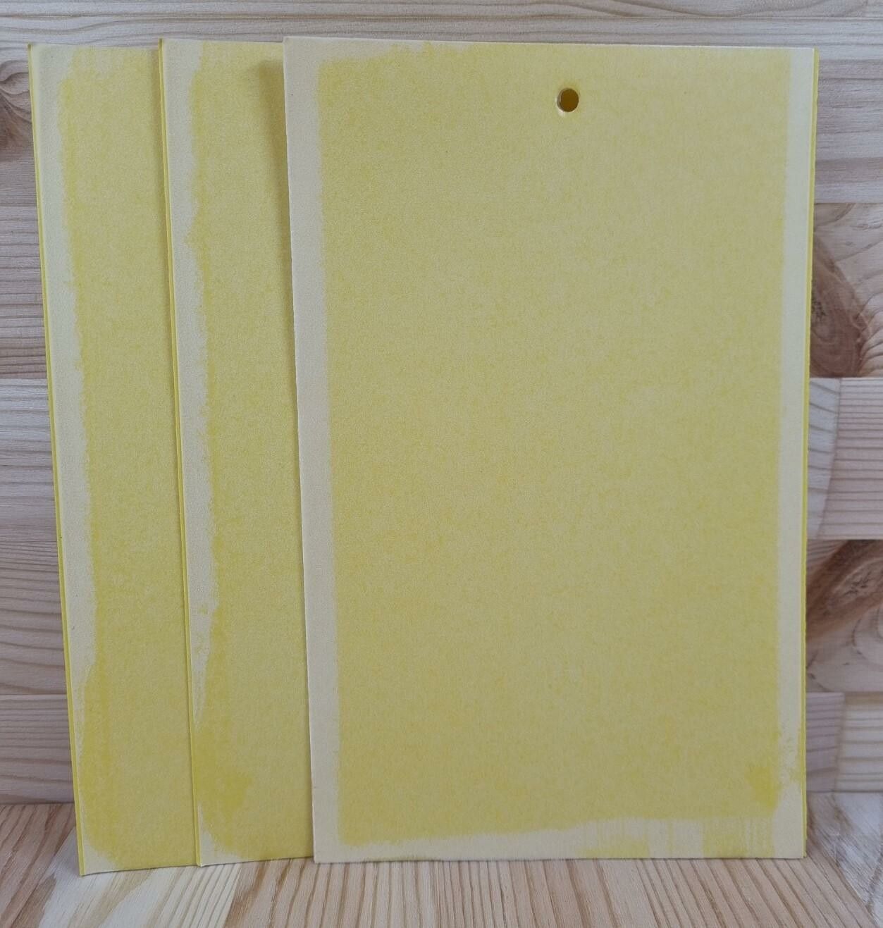 3 st klibbiga flugfångare, flugfällor, klibbiga mattor (20 x 12 cm)