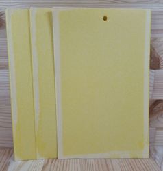 3 st klibbiga flugfångare, flugfällor, klibbiga mattor (20 x 12 cm)