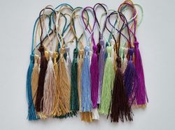 5 st tofsar, tassel i blandade färger