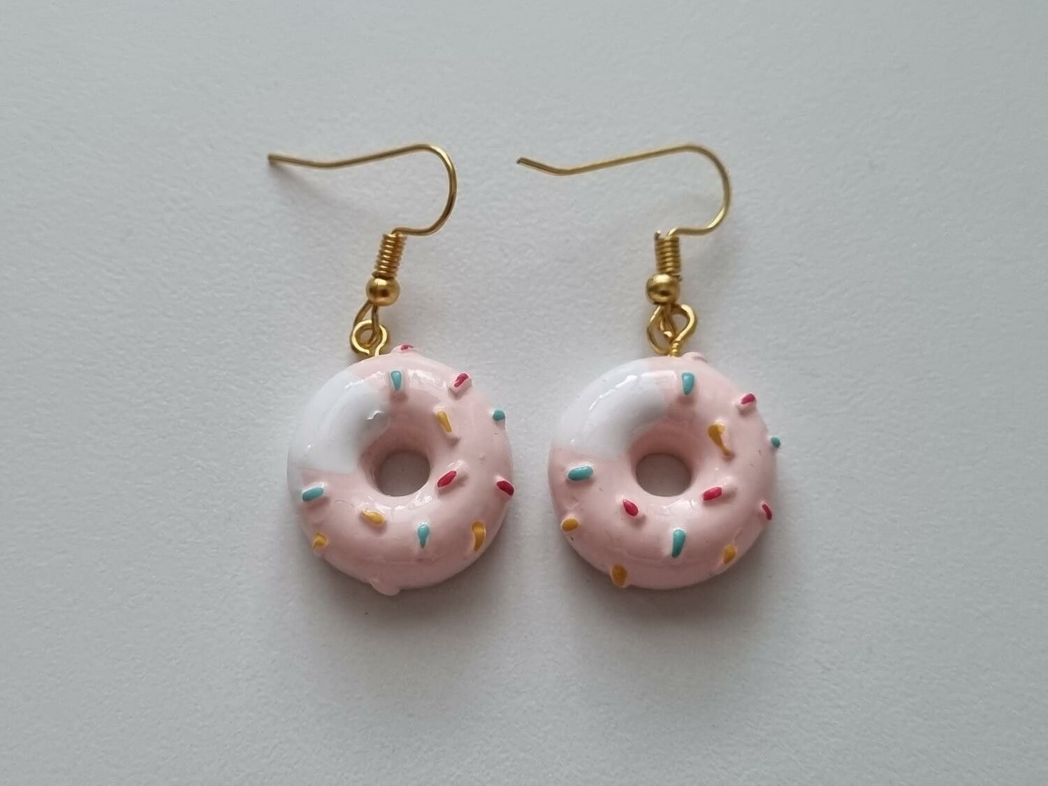 Örhängen Donuts i resin