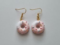 Örhängen Donuts i resin