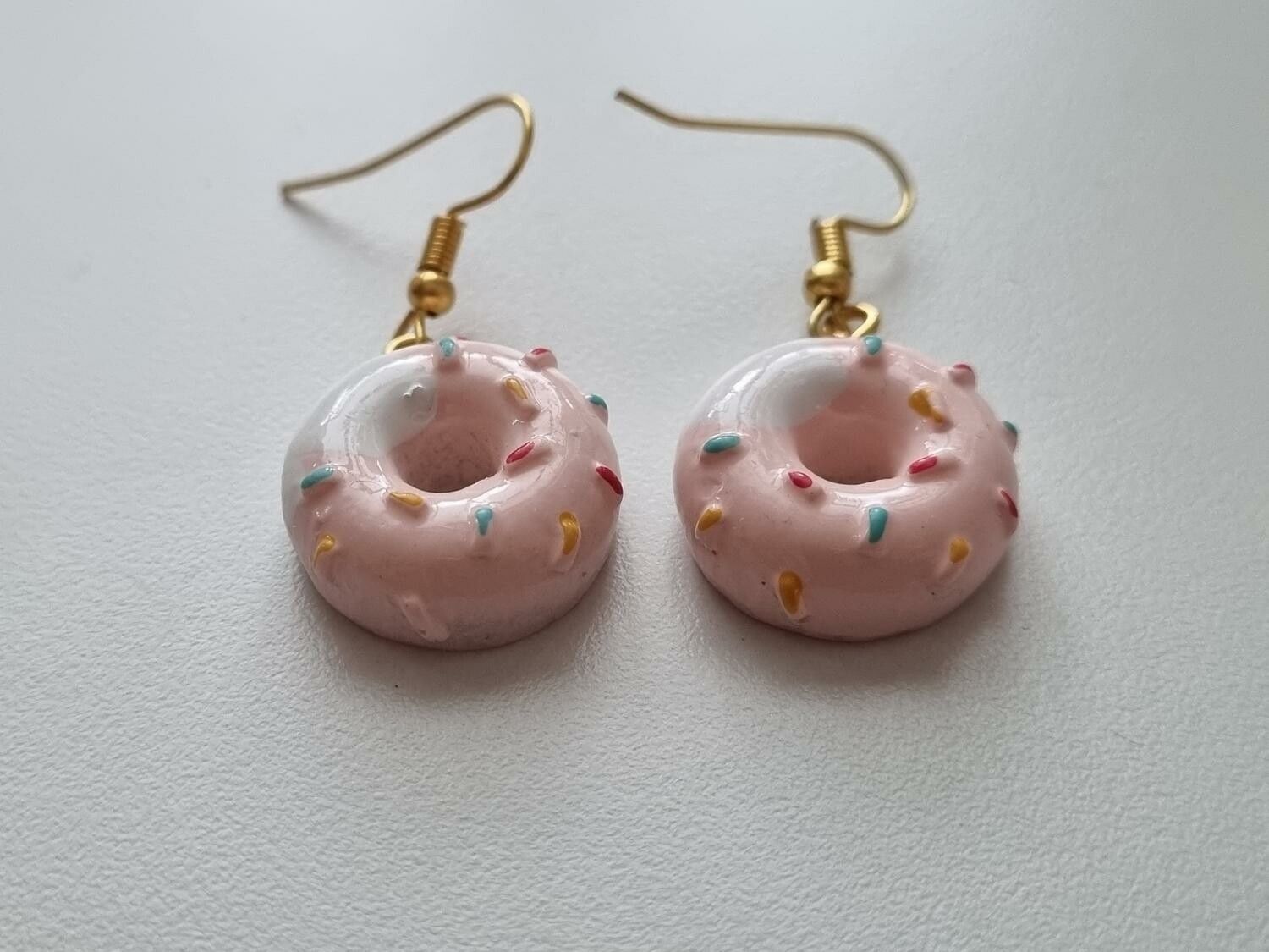 Örhängen Donuts i resin