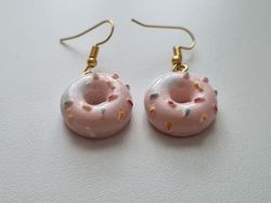 Örhängen Donuts i resin