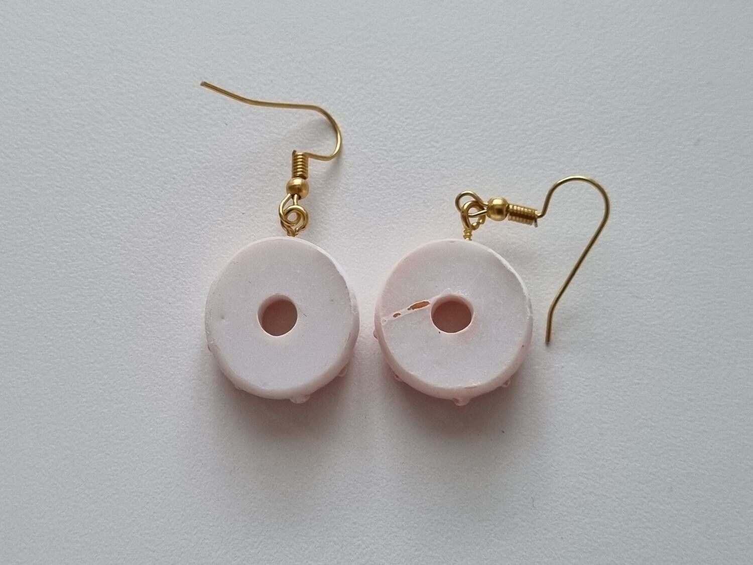 Örhängen Donuts i resin