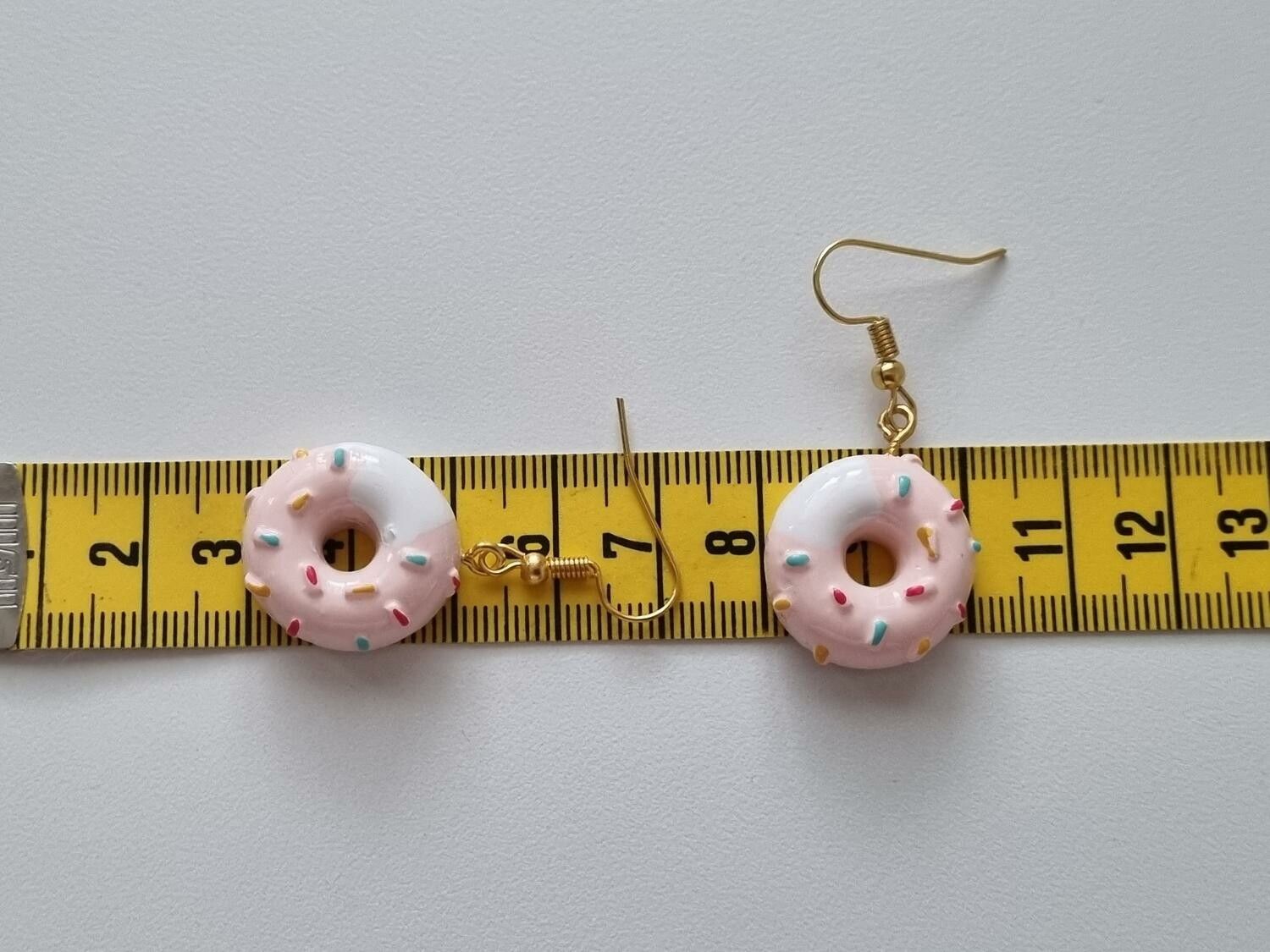 Örhängen Donuts i resin