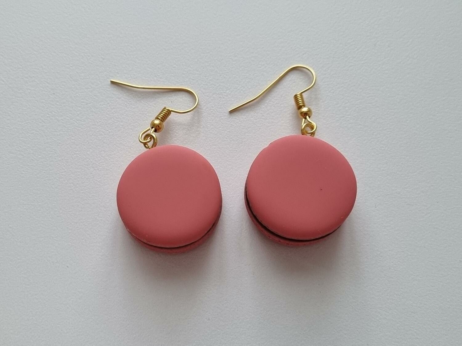 Örhängen Macarons i polymerlera