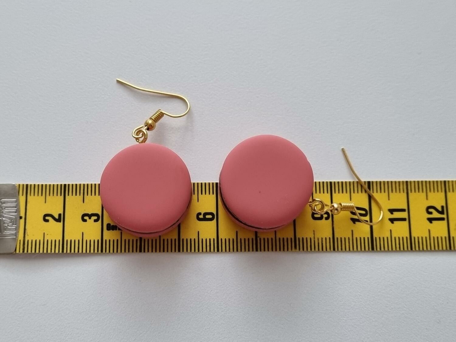 Örhängen Macarons i polymerlera
