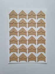 24 st Stickers ramar, mini ramar, miniatyrramar för scrapbooking