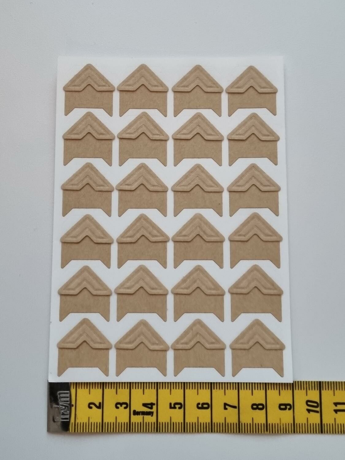 24 st Stickers ramar, mini ramar, miniatyrramar för scrapbooking