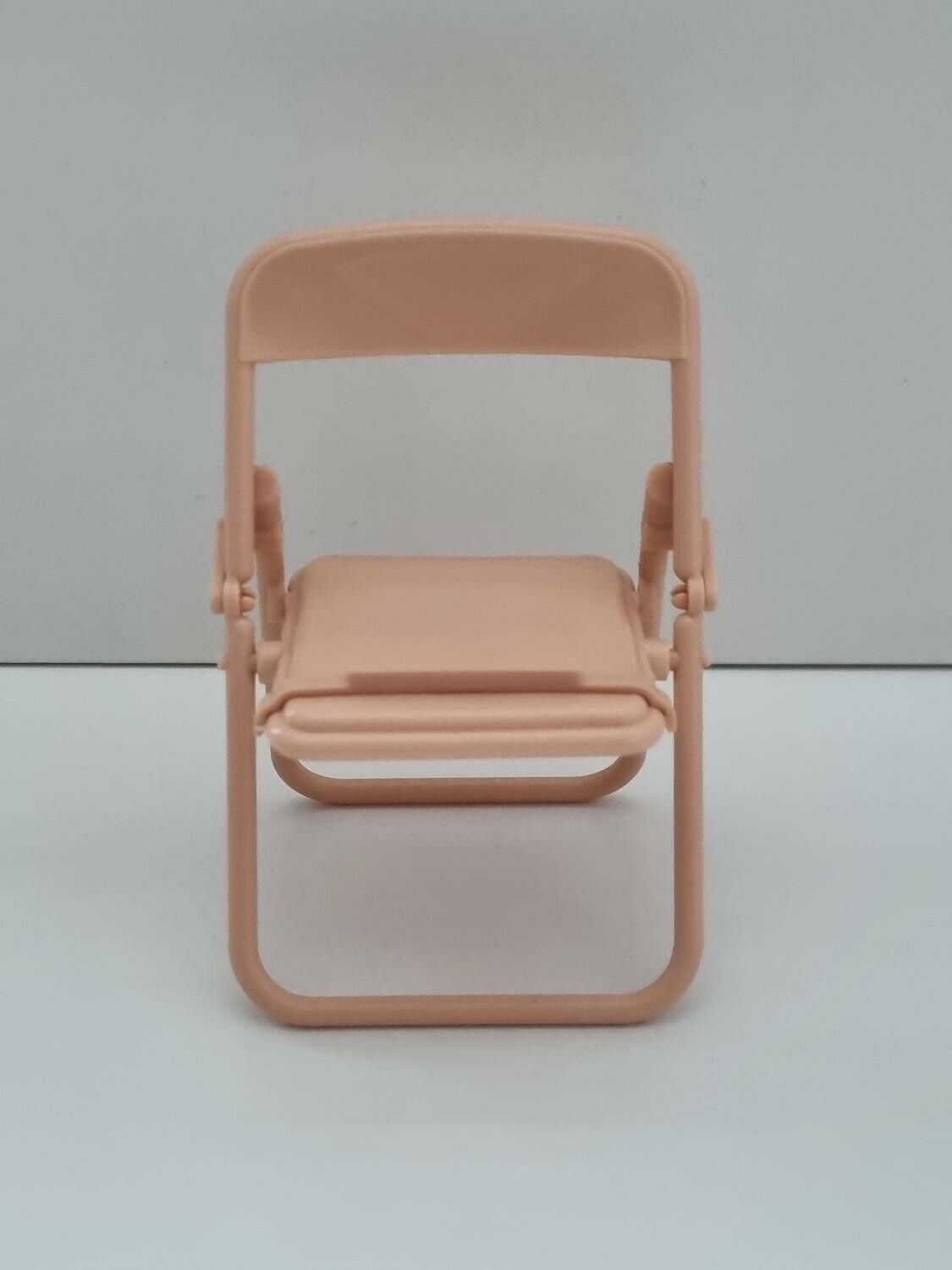 Mobilhållare i form av en stol / miniatyrstol (Rosa/gammelrosa)