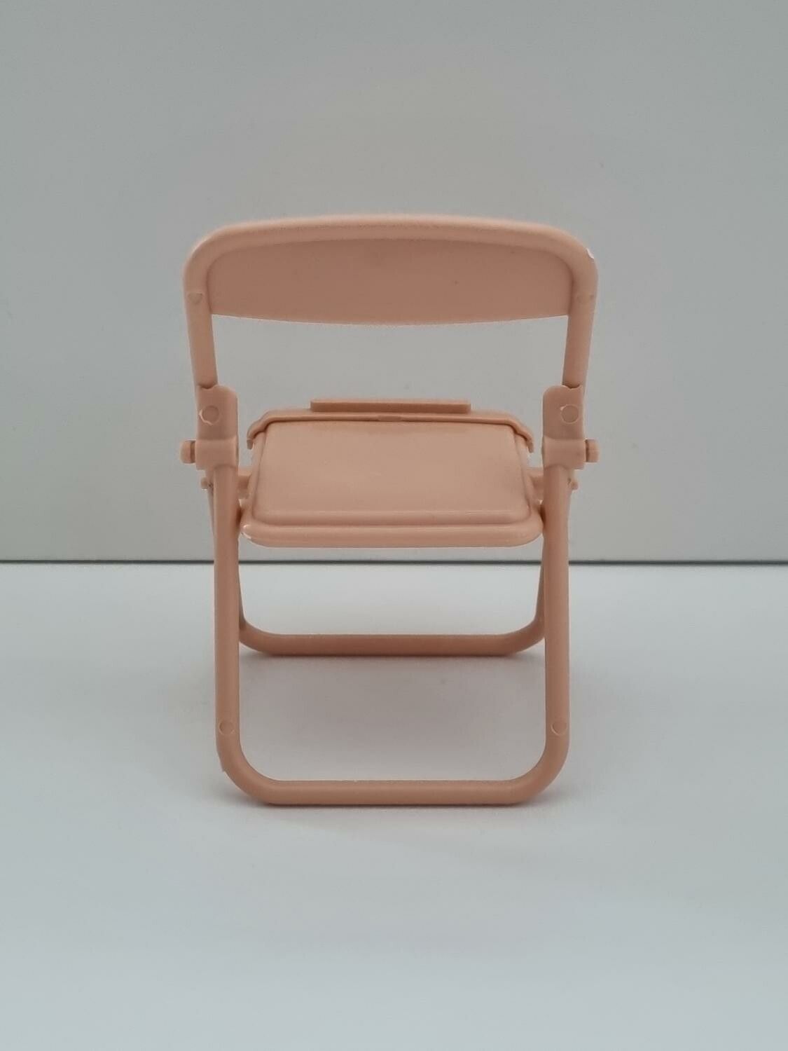 Mobilhållare i form av en stol / miniatyrstol (Rosa/gammelrosa)