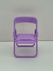 Mobilhållare i form av en stol / miniatyrstol (lila)