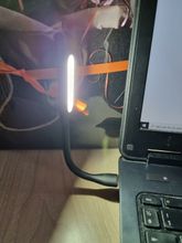 USB-lampa / boklampa / LED USB lampa (svart)