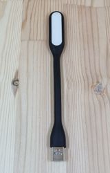 USB-lampa / boklampa / LED USB lampa (svart)