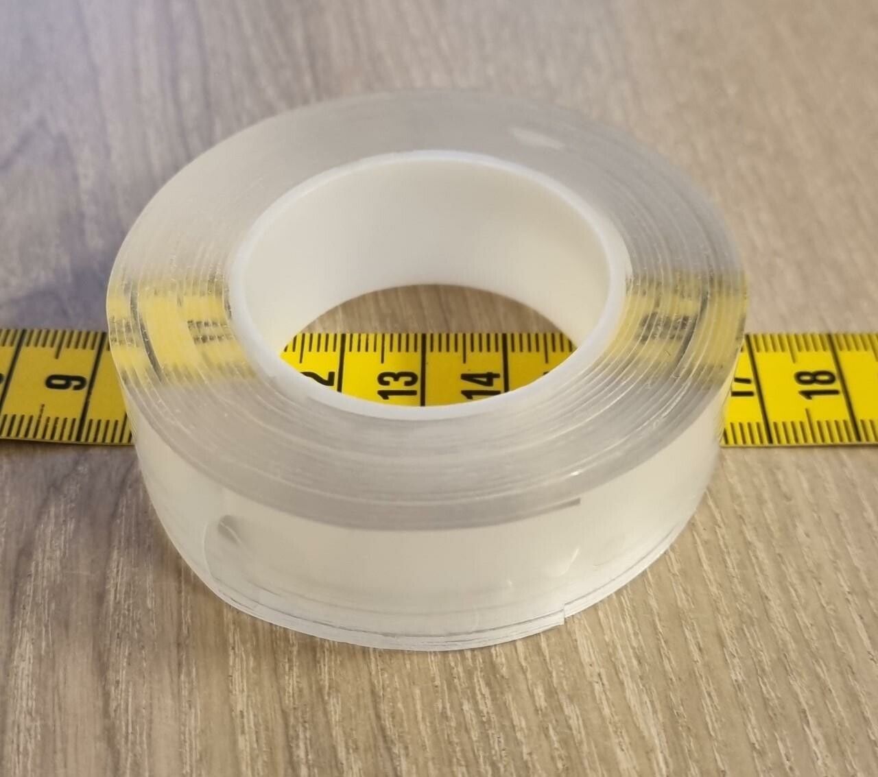 Dubbelhäftande / dubbelsidig nanotejp (3 meter)