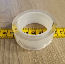Dubbelhäftande / dubbelsidig nanotejp (1 meter)