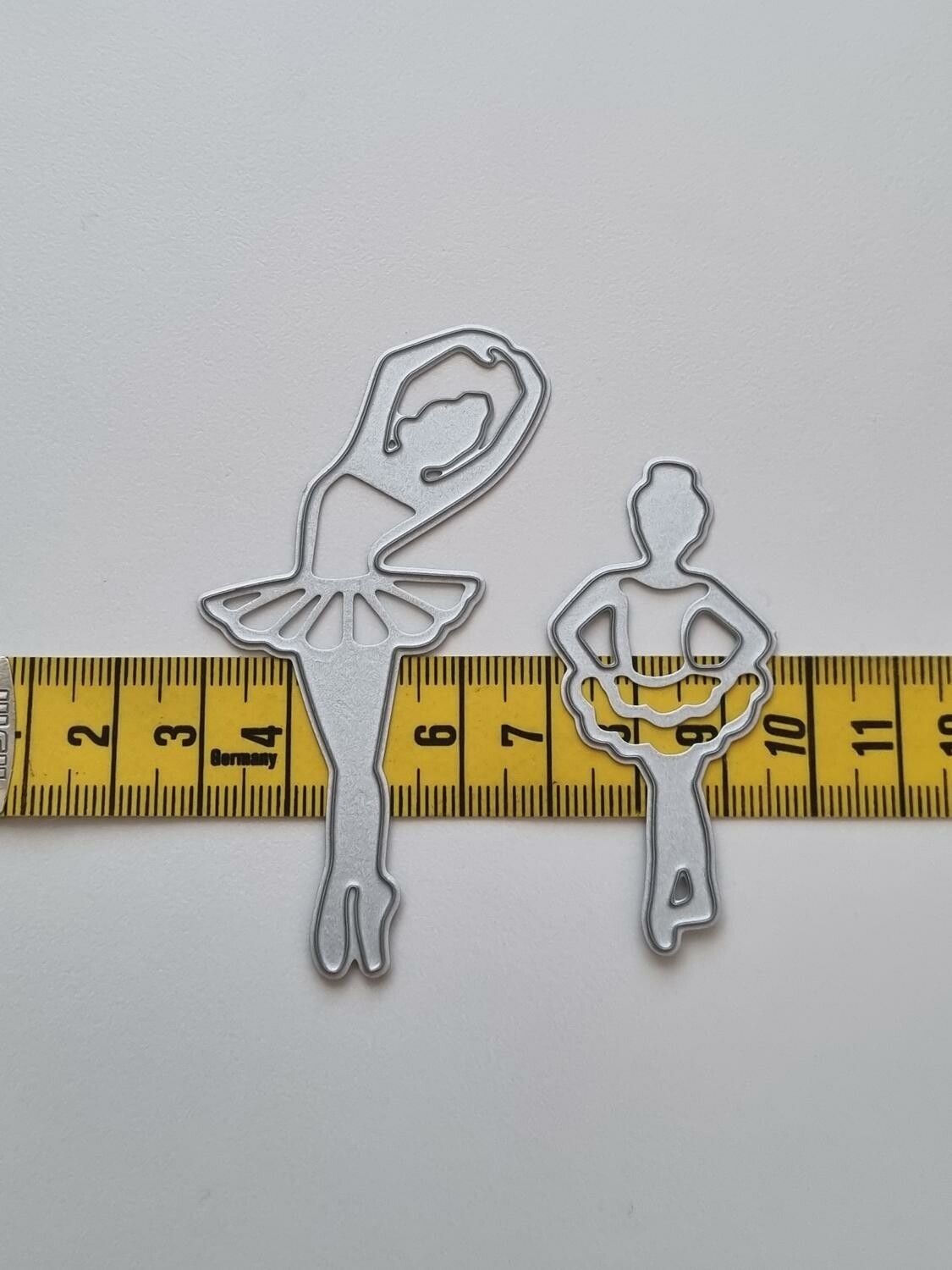 Scrapbooking, dies, cutting dies (balettdansare, 2 st)