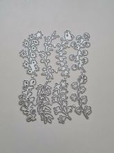 Scrapbooking, dies, cutting dies (löv, 8 st)