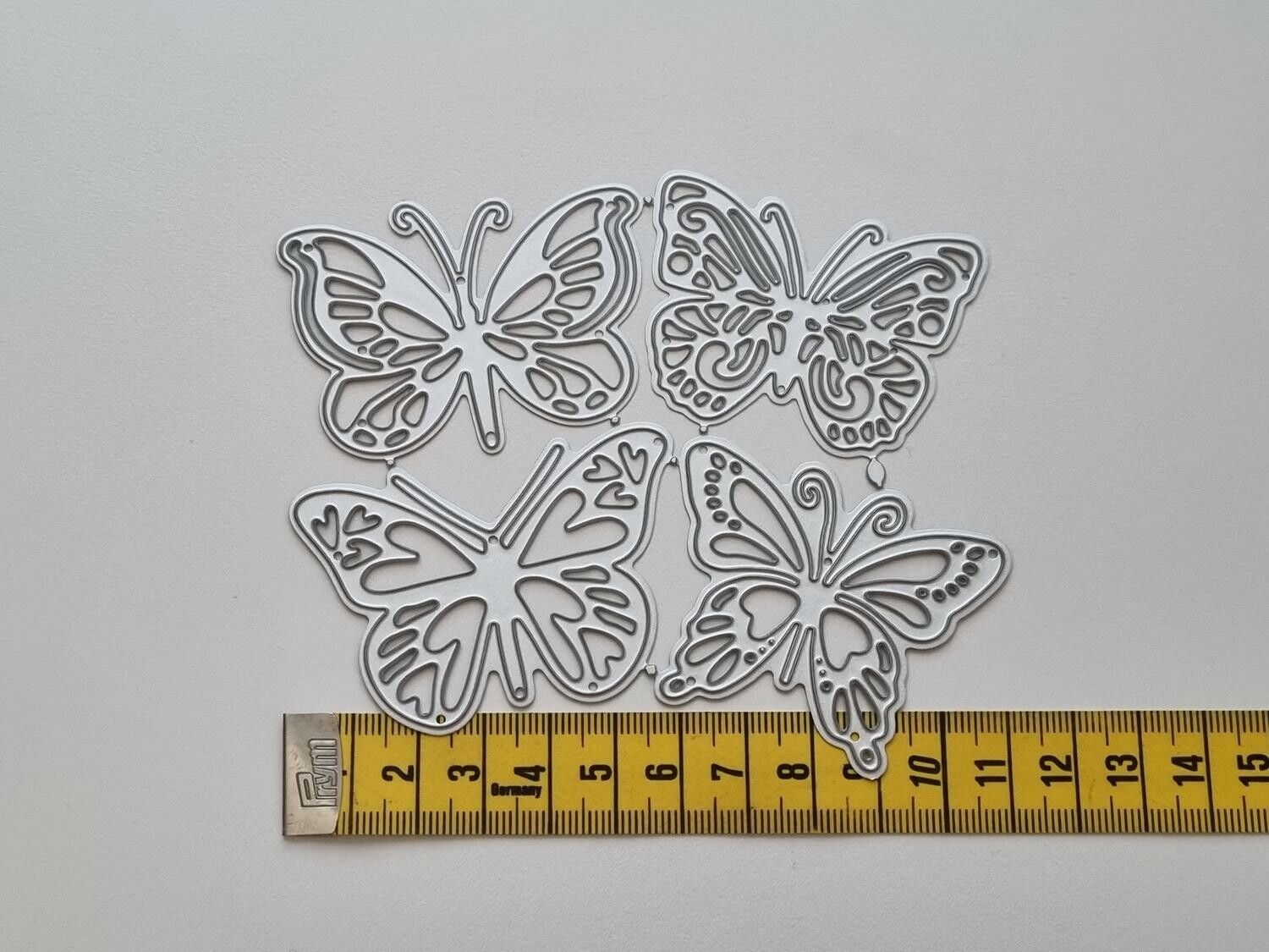 Scrapbooking, dies, cutting dies (fjärilar, 4 st)