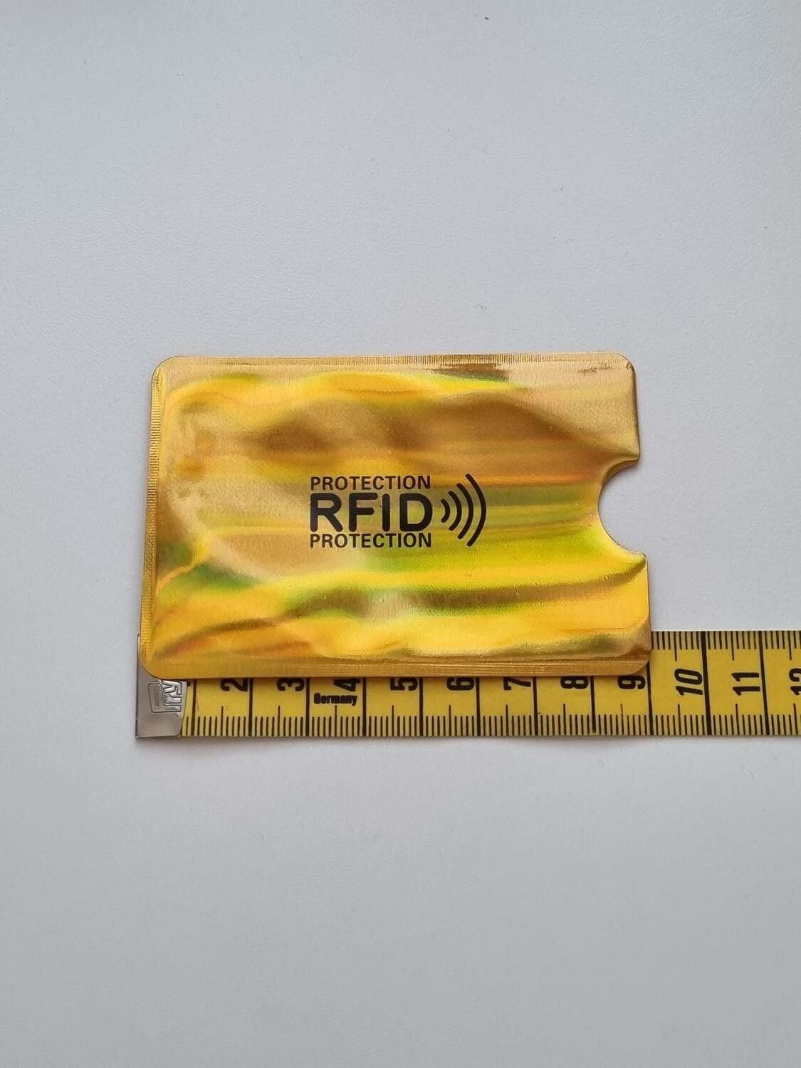 4 st korthållare, RFID Skydd (guldfärgade)