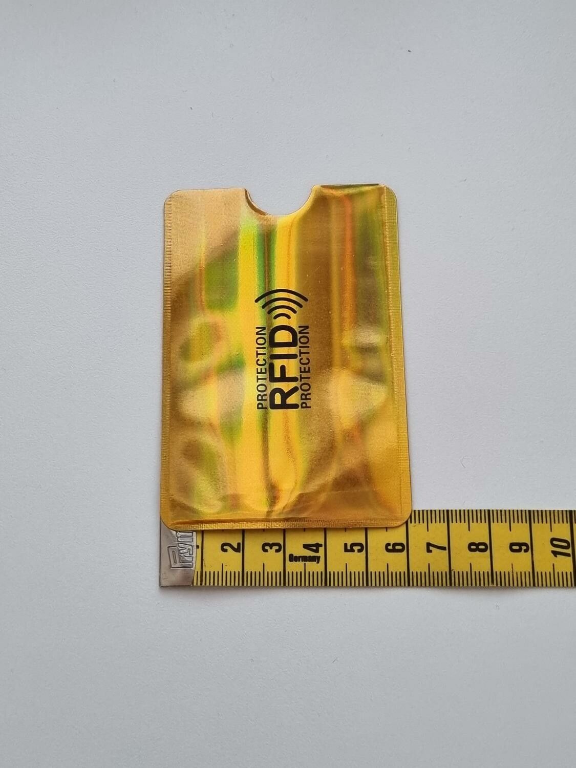 4 st korthållare, RFID Skydd (guldfärgade)