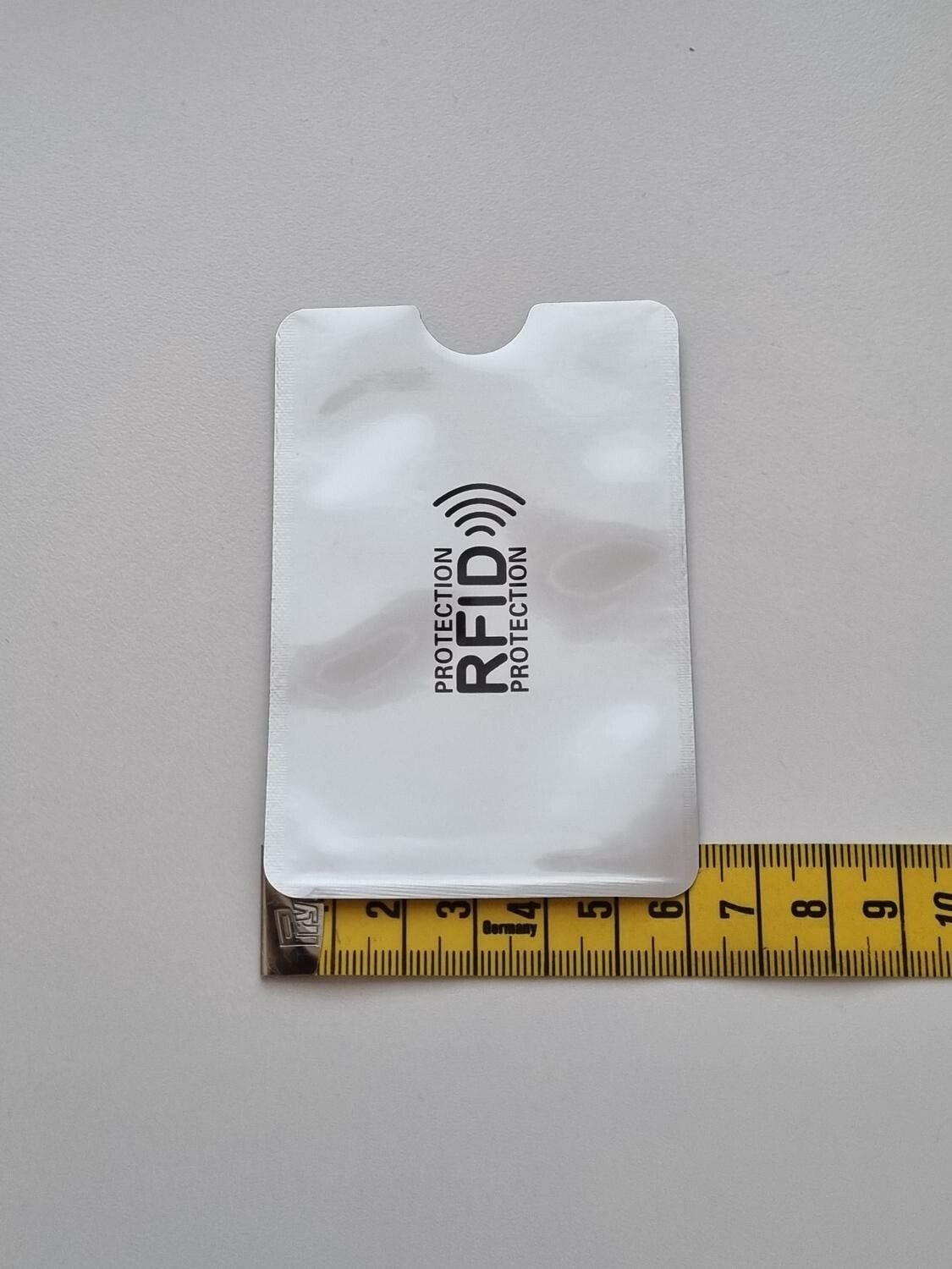 4 st korthållare, RFID Skydd (Silverfärgad)