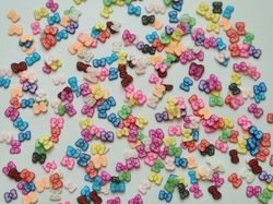 1000 st små fjärilar av mjuk lera, polymerlera för scrapbooking