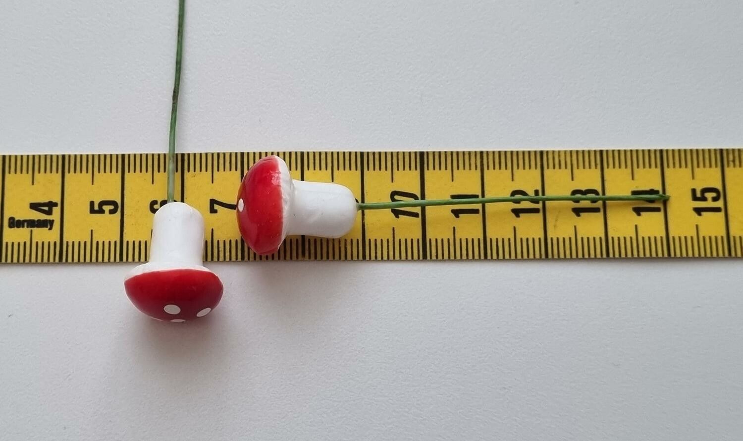 5 st artificiella flugsvampar, miniatyrer flugsvamp