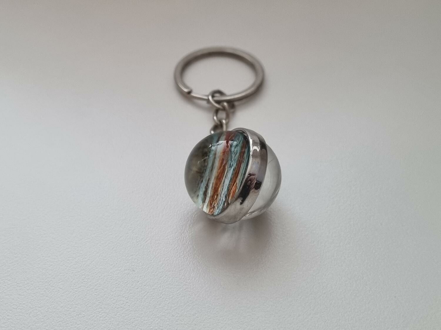 Nyckelring galax planet i rostfritt stål - Jupiter