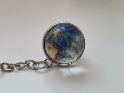 Nyckelring galax planet i rostfritt stål - Merkurius