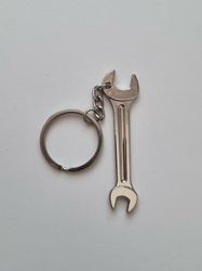 Nyckelring Skruvnyckel miniatyr i rostfritt stål (11 gram)