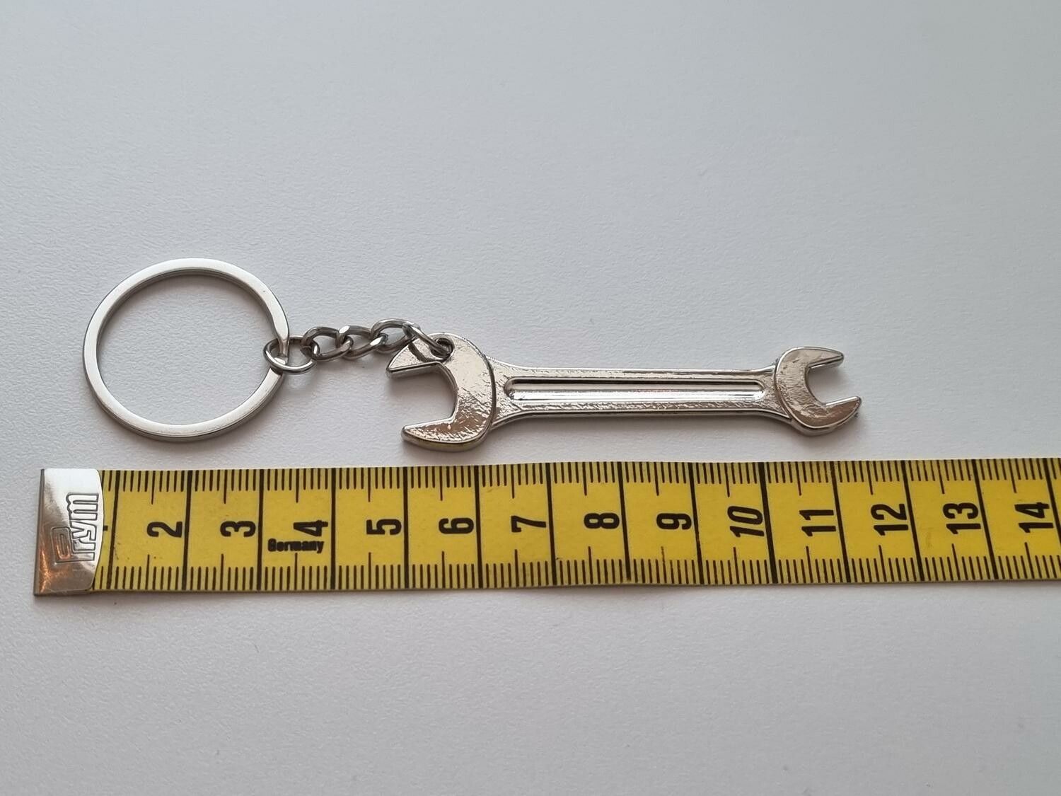 Nyckelring Skruvnyckel miniatyr i rostfritt stål (11 gram)
