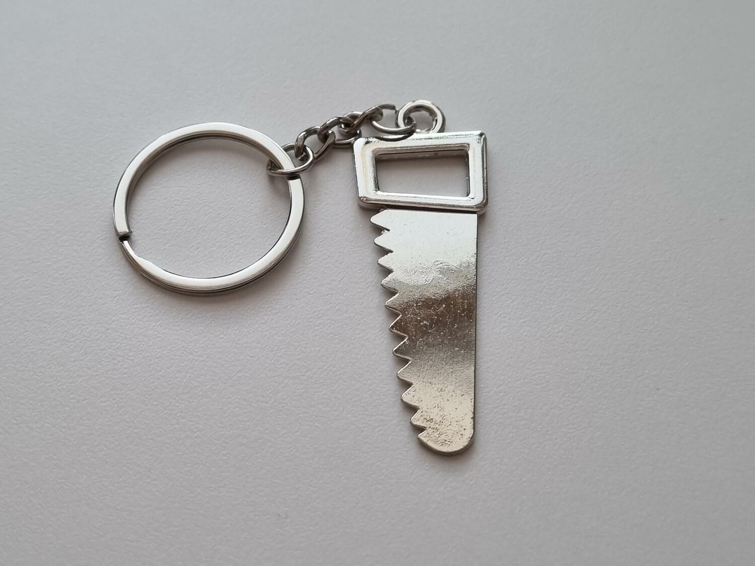 Nyckelring Såg miniatyr i rostfritt stål (10,5 gram)