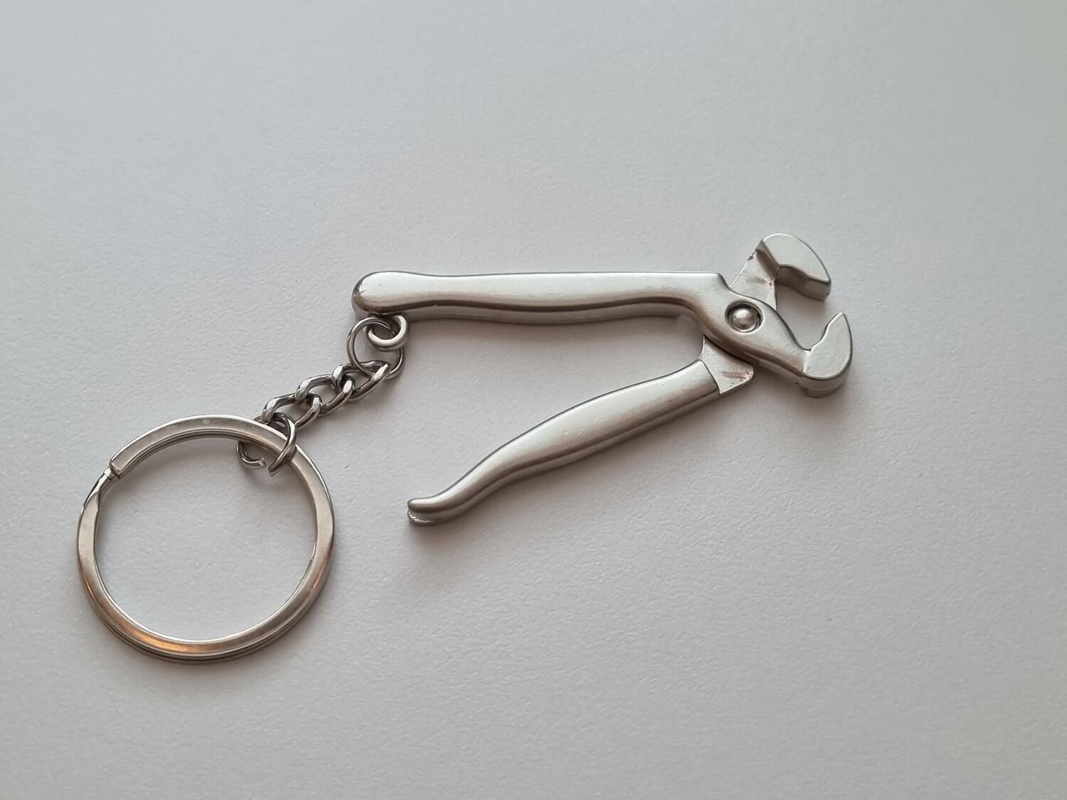 Nyckelring Hovtång Najtång miniatyr i rostfritt stål (20 gram)