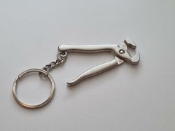 Nyckelring Hovtång Najtång miniatyr i rostfritt stål (20 gram)