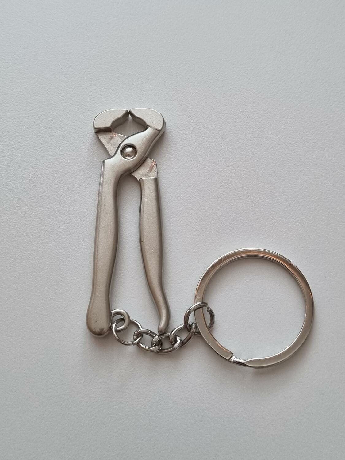 Nyckelring Hovtång Najtång miniatyr i rostfritt stål (20 gram)